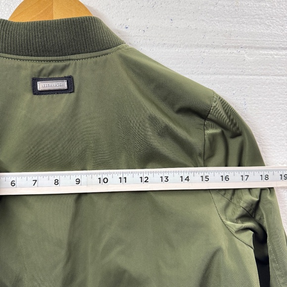 Bernardo Mens Olive Green Bomber Jacket Lightweight Small Jacket Casual Cargo - Picture 6 of 10